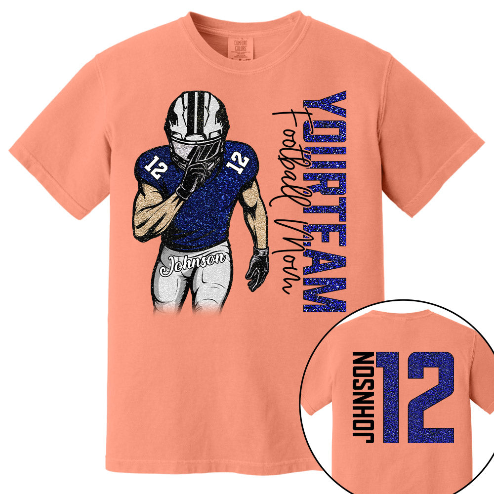 Custom Clipart Football Shirt - Personalized Shirt For Football Family NA04 Pt99