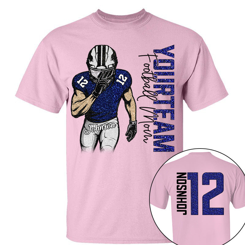 Custom Clipart Football Shirt - Personalized Shirt For Football Family NA04 Pt99