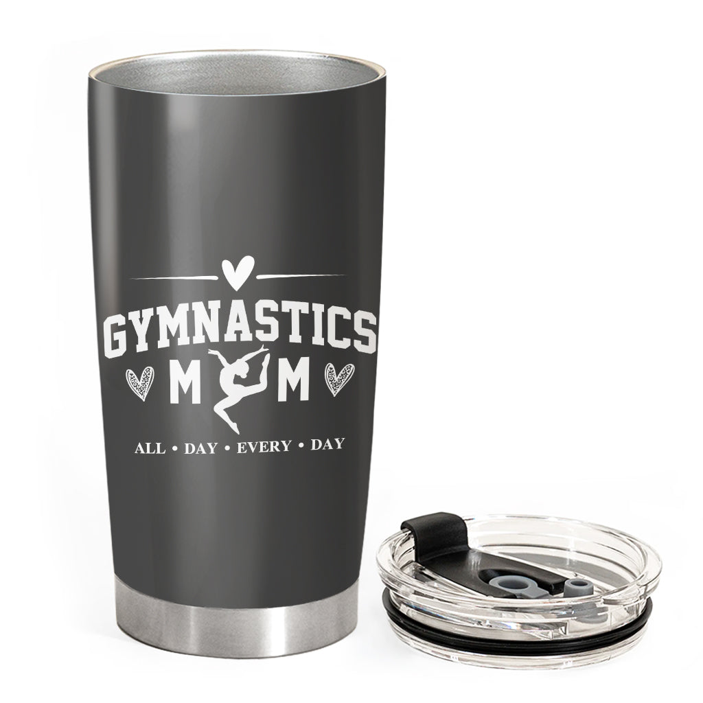 I'll Always Be Your Biggest Fan - Custom Gymnast's Photo Tumbler -  Gift for Gymnastics Mom, Dad, Family...  Vrs2 A2110