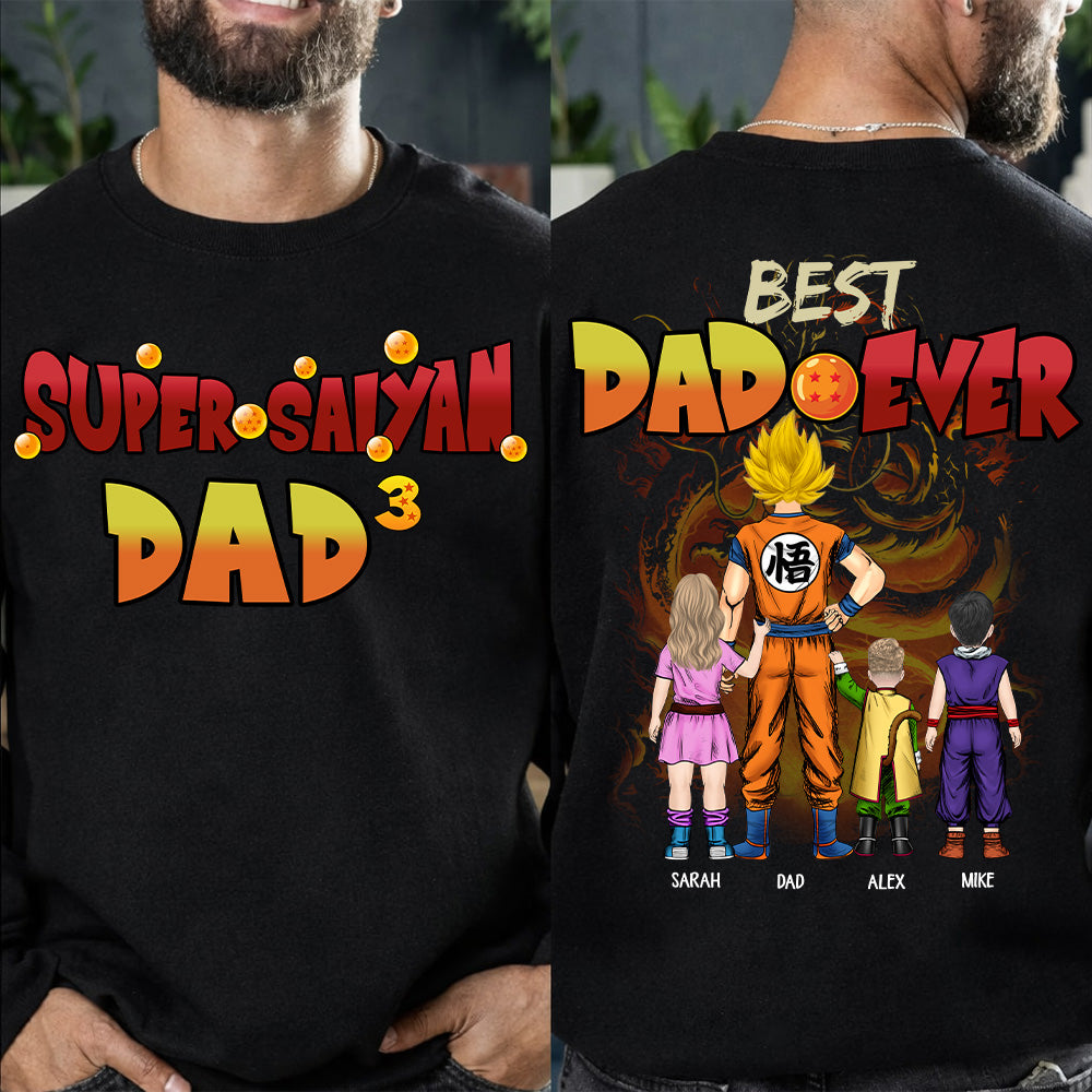 Personalized Best Dad Ever Shirt - Dragon Dad Custom Shirt Gift For Dad Vr2 Na02 T24