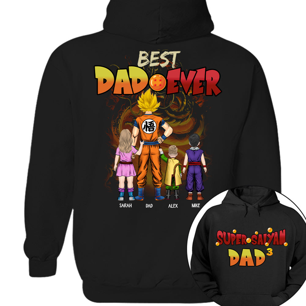 Personalized Best Dad Ever Shirt - Dragon Dad Custom Shirt Gift For Dad Vr2 Na02 T24