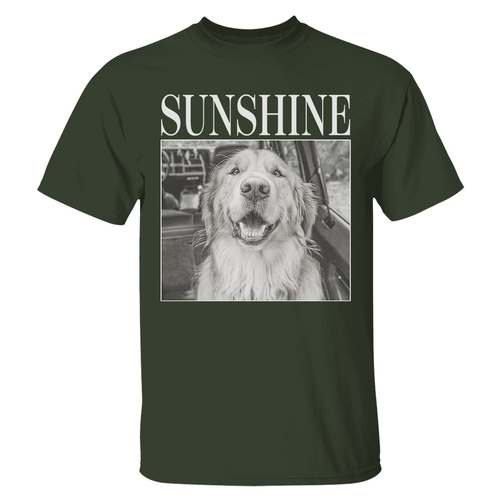 Custom Pet Photo Shirt, Personalized Comfort Colors Pet Shirt, Custom Picture Pet Shirt, Dog Lover Gift, Cat Lover Gift, Pet Loss Gift Hv01