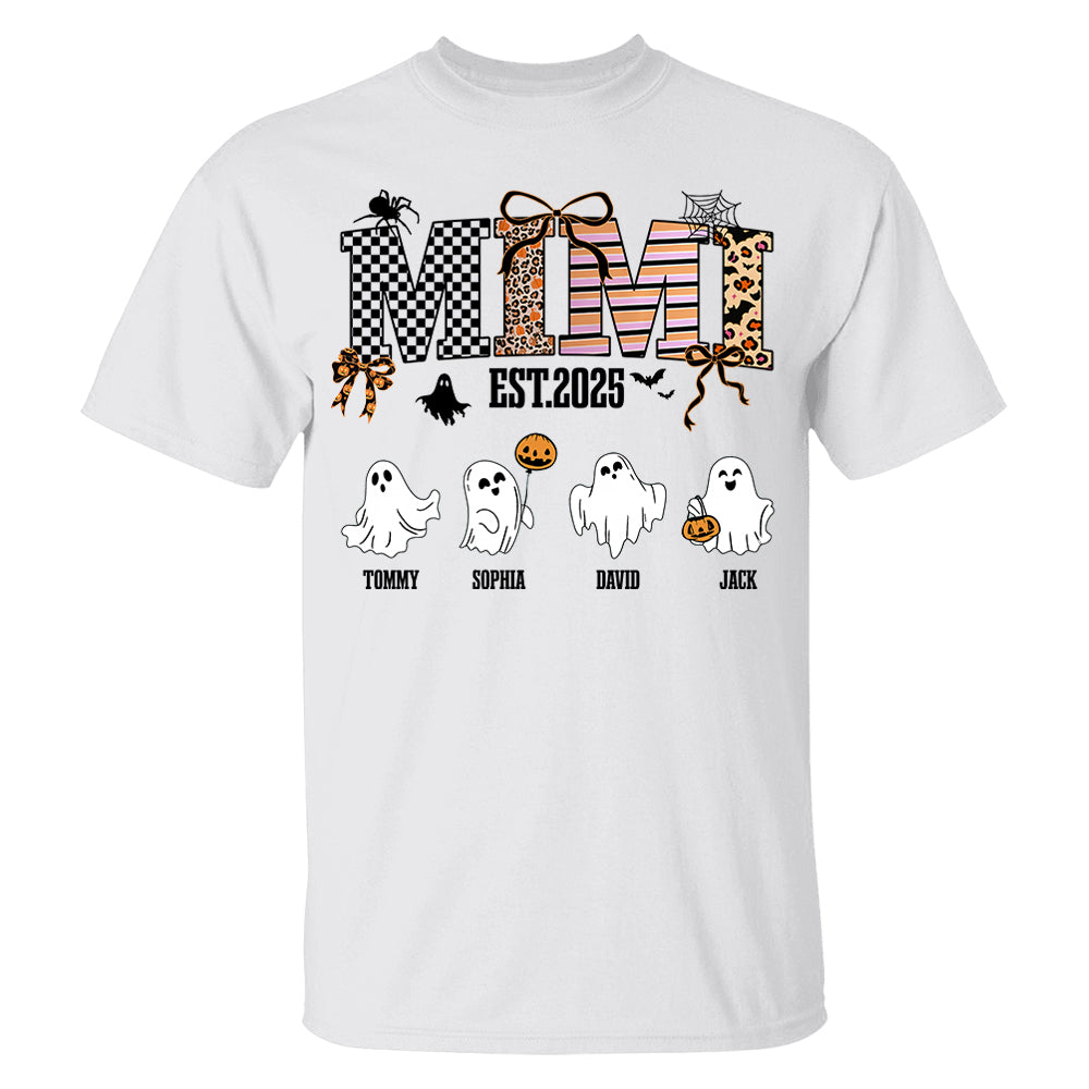 Spooky Grandma Shirt - Personalized Autumn Family Gifts NA04 Pt99
