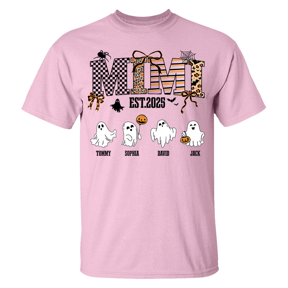 Spooky Grandma Shirt - Personalized Autumn Family Gifts NA04 Pt99
