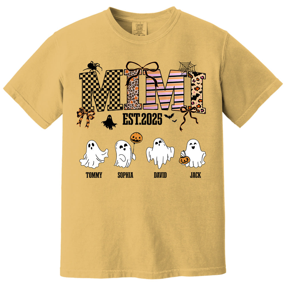 Spooky Grandma Shirt - Personalized Autumn Family Gifts NA04 Pt99