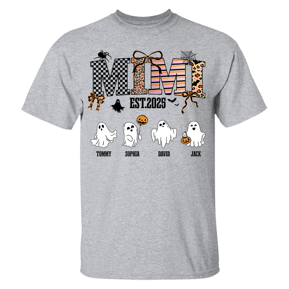 Spooky Grandma Shirt - Personalized Autumn Family Gifts NA04 Pt99