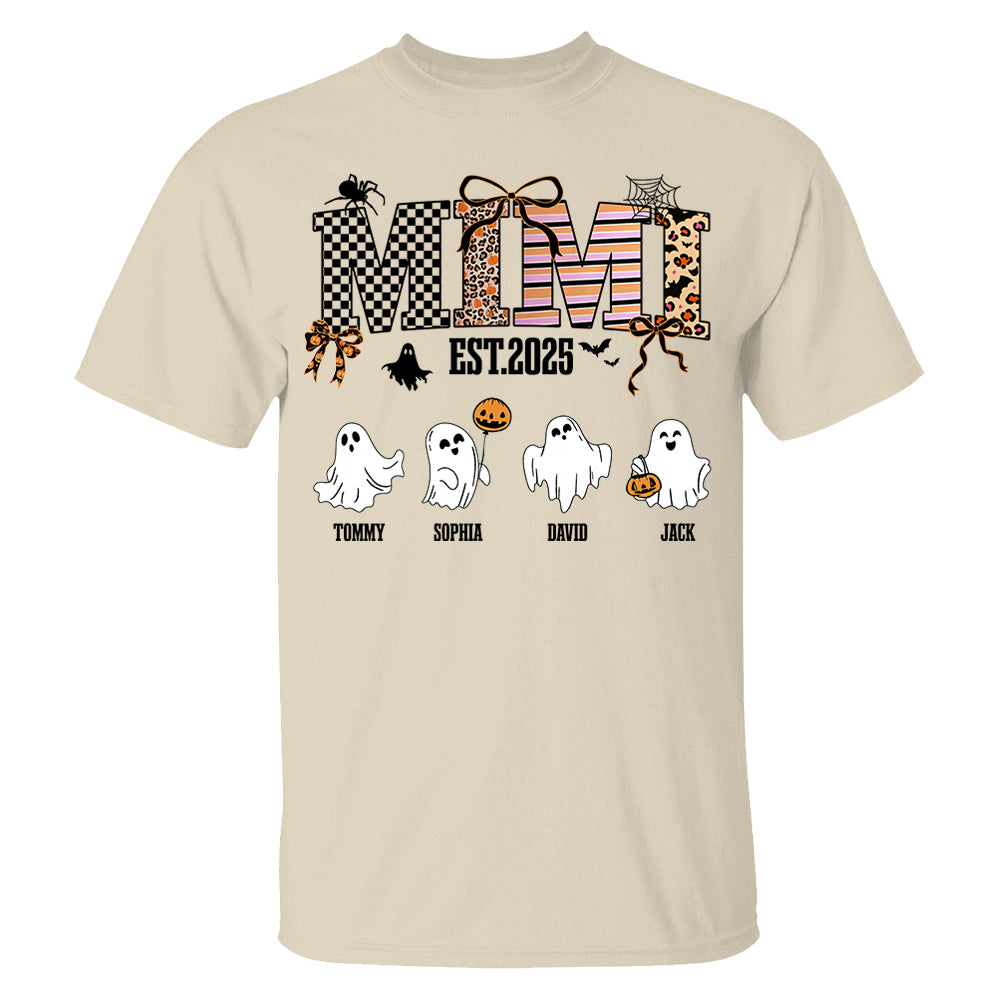 Spooky Grandma Shirt - Personalized Autumn Family Gifts NA04 Pt99