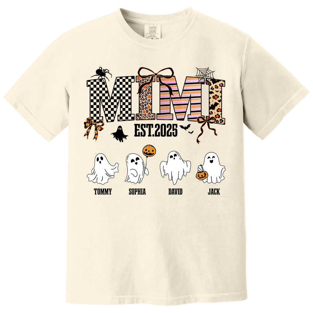 Spooky Grandma Shirt - Personalized Autumn Family Gifts NA04 Pt99