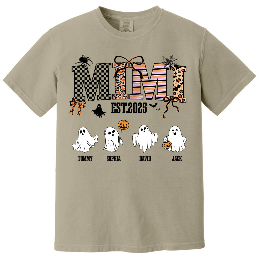 Spooky Grandma Shirt - Personalized Autumn Family Gifts NA04 Pt99