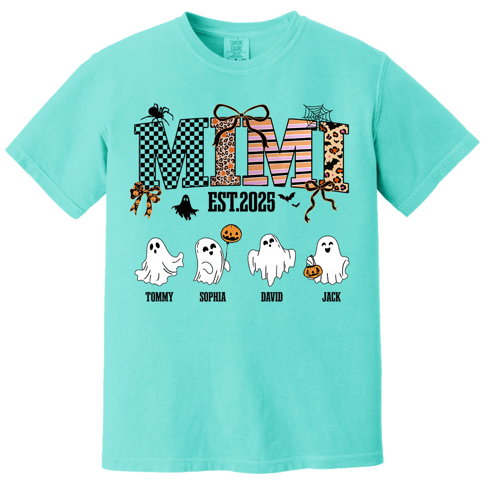 Spooky Grandma Shirt - Personalized Autumn Family Gifts NA04 Pt99
