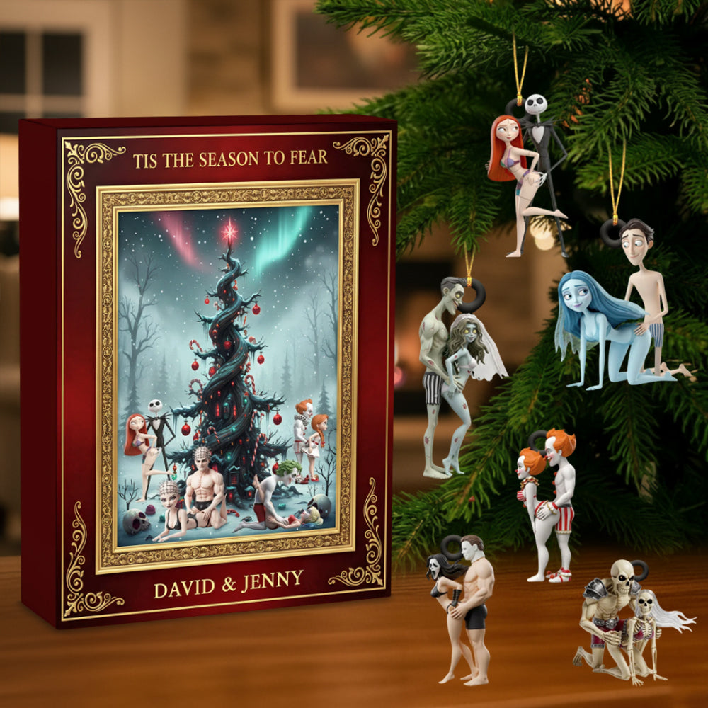 Spooky Love Christmas Advent Calendar Blind Box Personalized Gifts For Couple Hv01