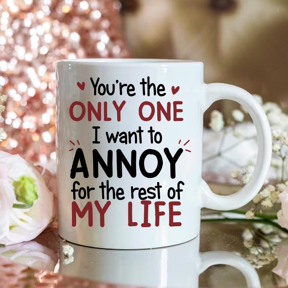 I Promise To Always Be By Your Side - Couple Personalized Custom Mug - Gift For Husband Wife, Anniversary Nh00