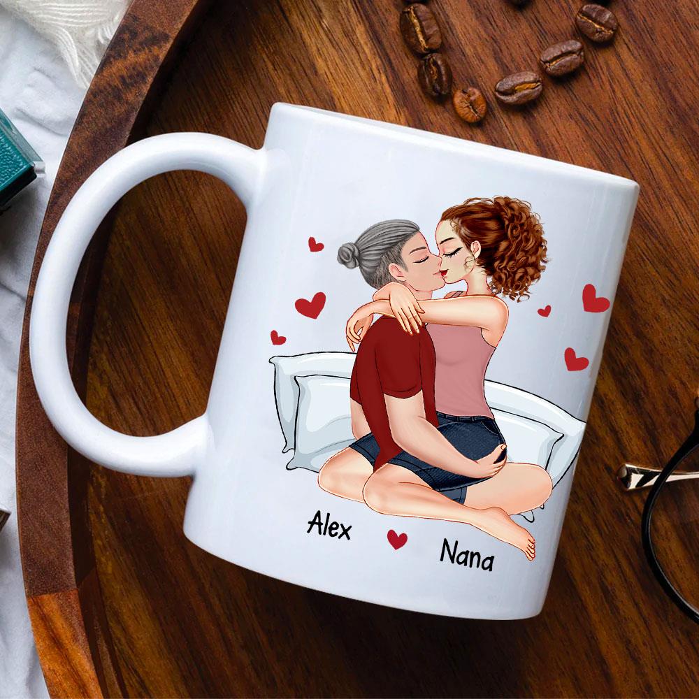 I Promise To Always Be By Your Side - Couple Personalized Custom Mug - Gift For Husband Wife, Anniversary Nh00