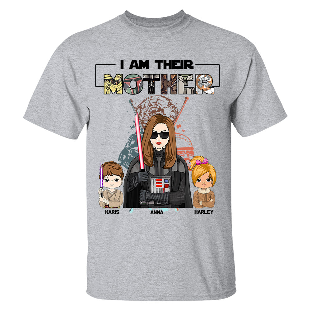 I Am Their Mom Custom Shirt For Mother - Mother's Day Gift 2025 Nh00