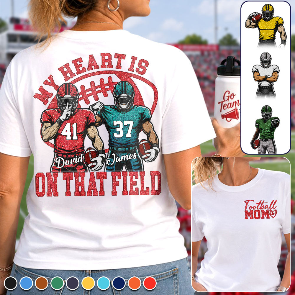 Custom Those Are My Boy 2026 Shirt, Football Mom Gift L0411 Pt99