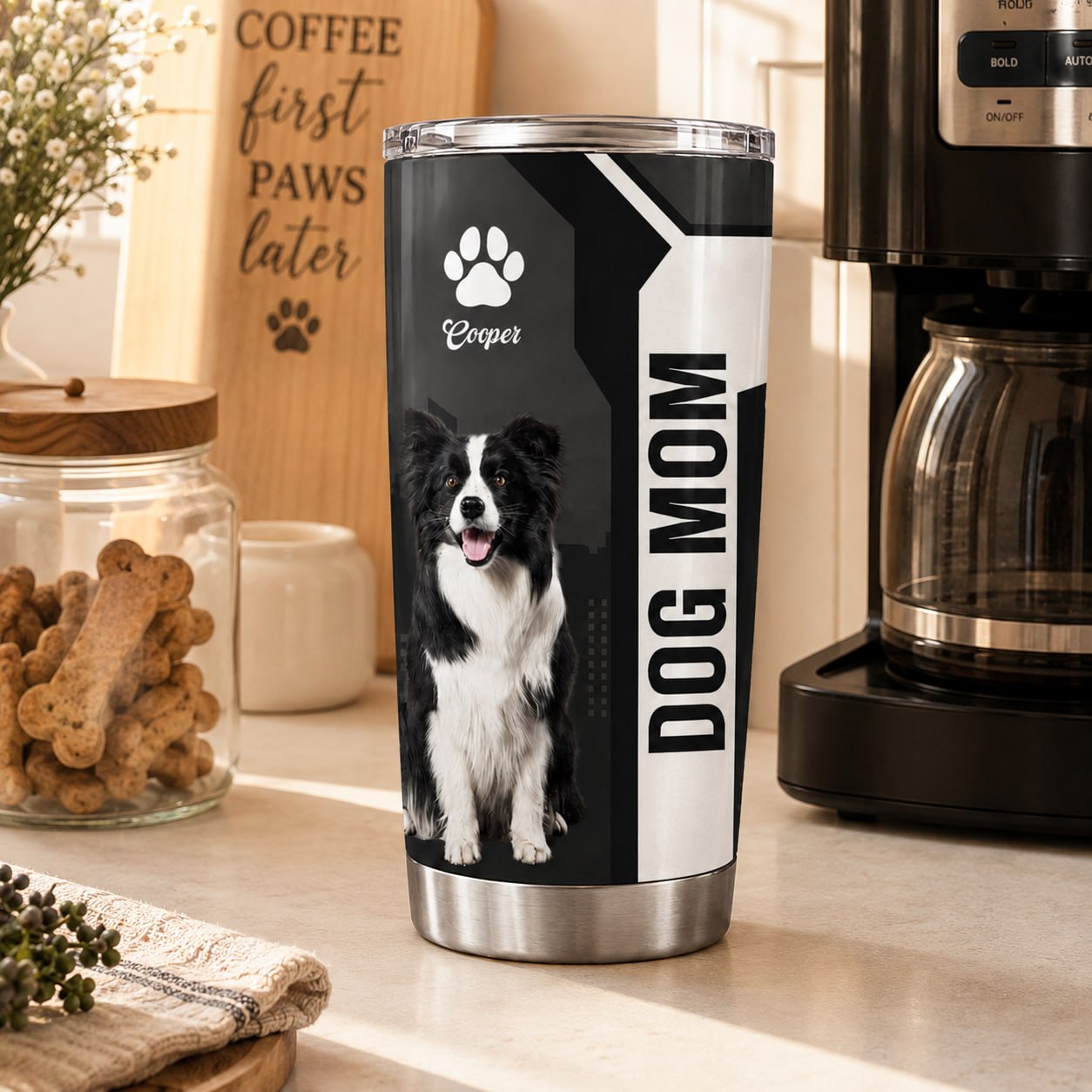 Personalized Life Is Better With A Dog Tumbler Custom Photo Dog Gift For Dog Lovers T1807 VH01