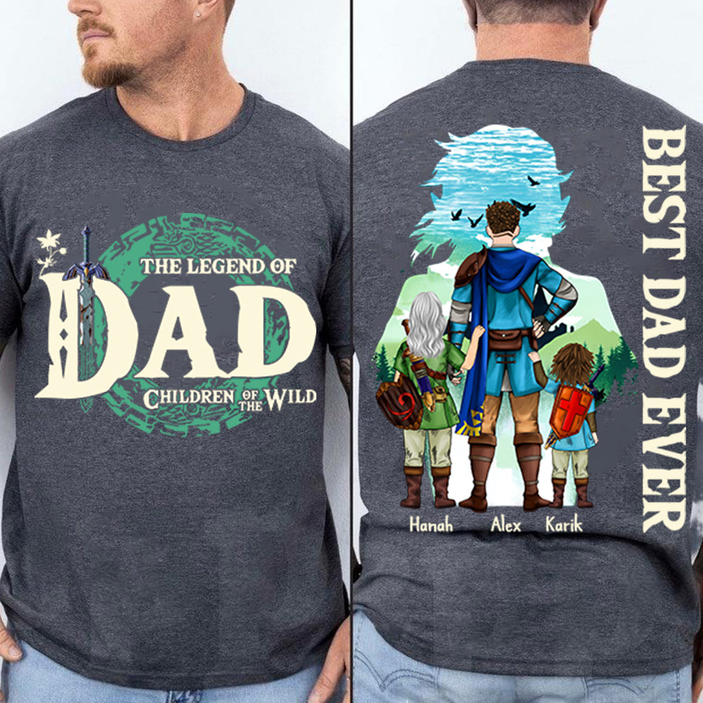 Father's Day - Personalized Legend Of Dad Zelda Shirt