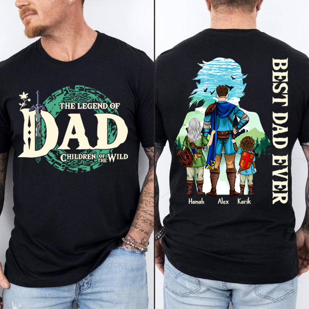 Father's Day - Personalized Legend Of Dad Zelda Shirt