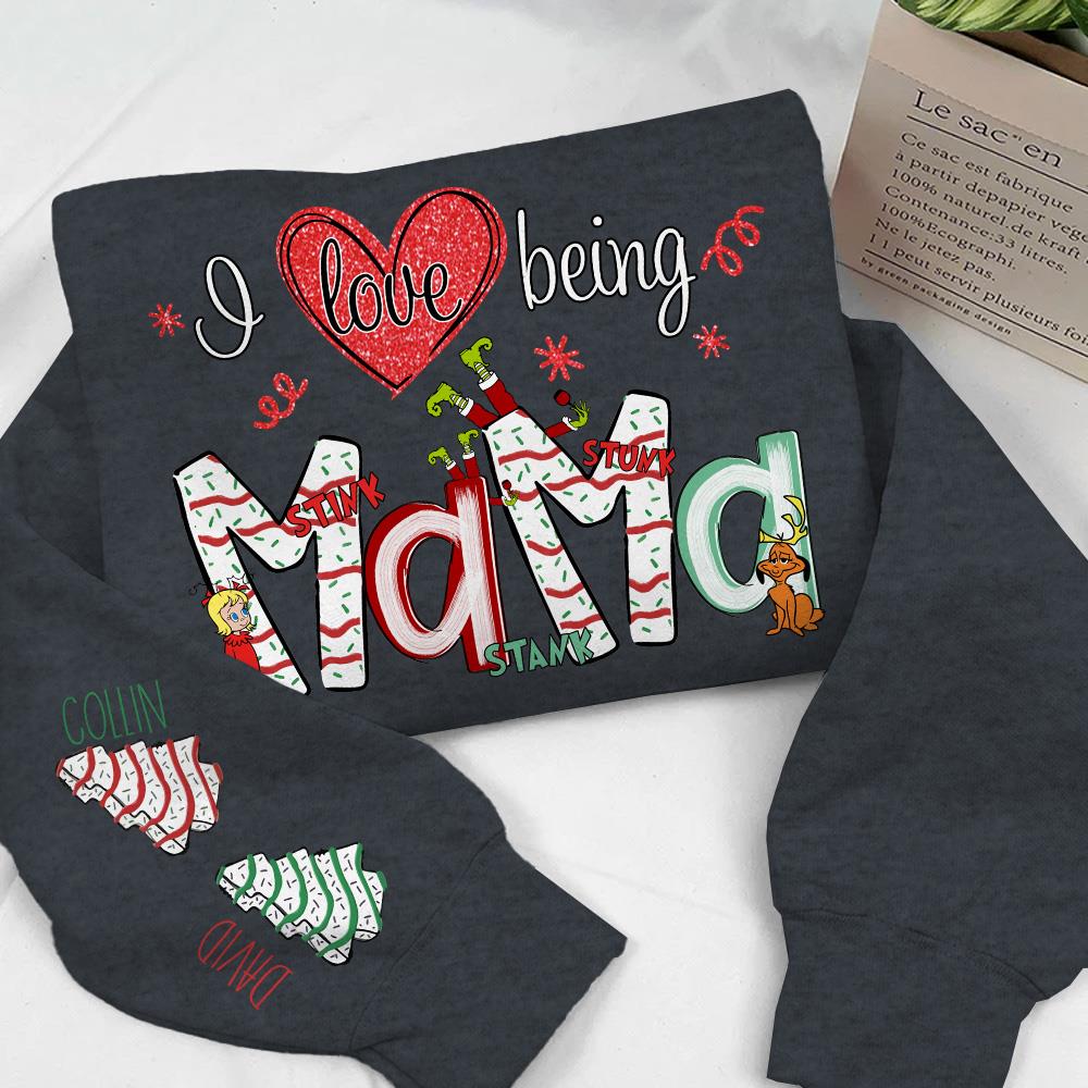 I Love Being Gigi - Custom Sweatshirt For Grandma Nana Mom - Best Family Gifts NA04 Nh00