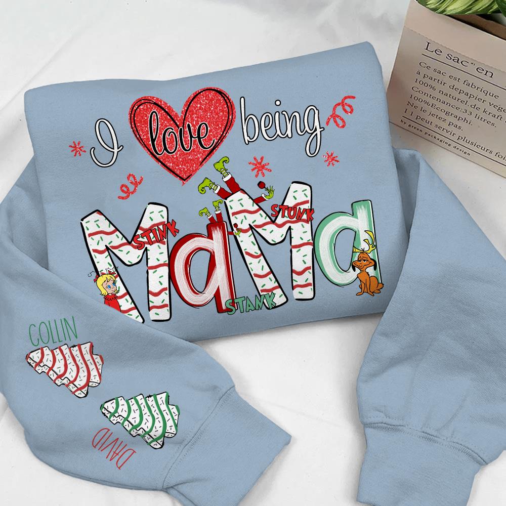 I Love Being Gigi - Custom Sweatshirt For Grandma Nana Mom - Best Family Gifts NA04 Nh00