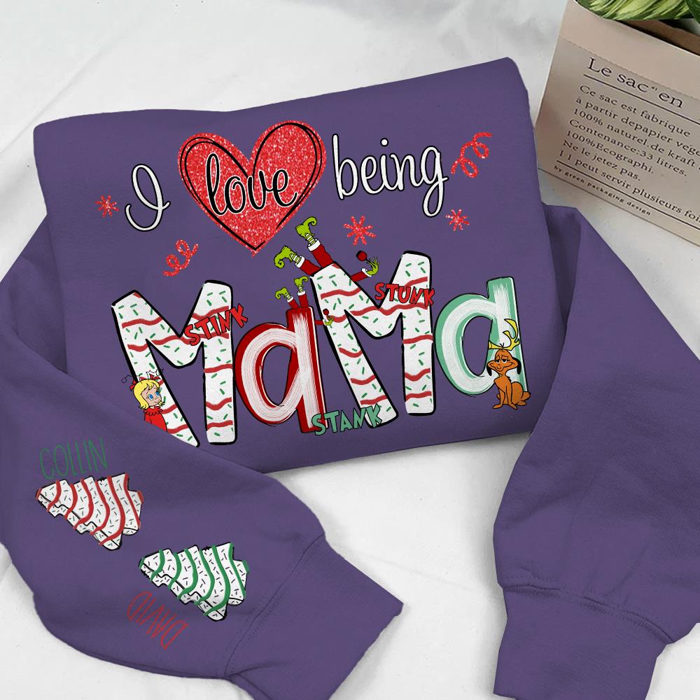 I Love Being Gigi - Custom Sweatshirt For Grandma Nana Mom - Best Family Gifts NA04 Nh00
