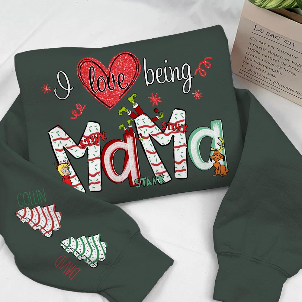 I Love Being Gigi - Custom Sweatshirt For Grandma Nana Mom - Best Family Gifts NA04 Nh00