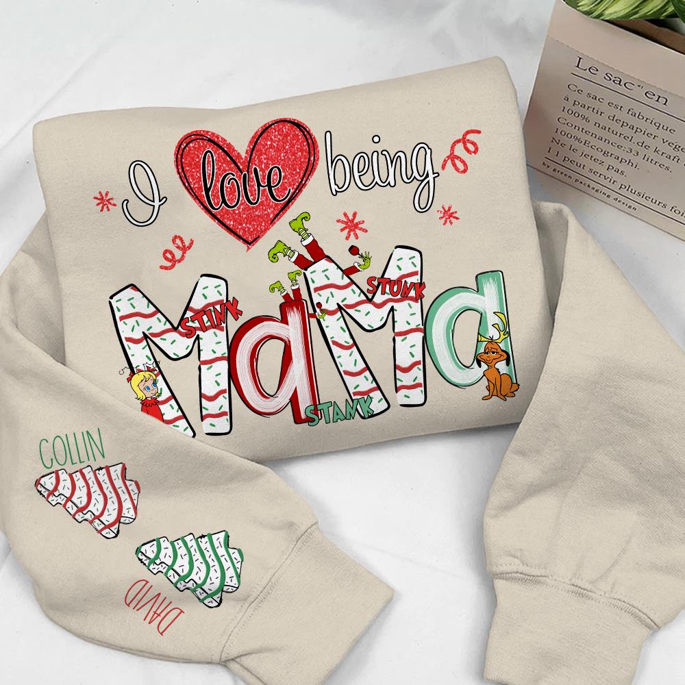 I Love Being Gigi - Custom Sweatshirt For Grandma Nana Mom - Best Family Gifts NA04 Nh00