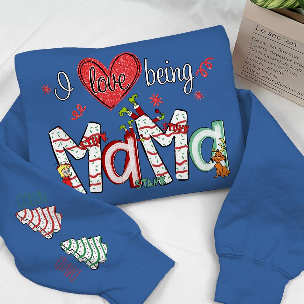 I Love Being Gigi - Custom Sweatshirt For Grandma Nana Mom - Best Family Gifts NA04 Nh00