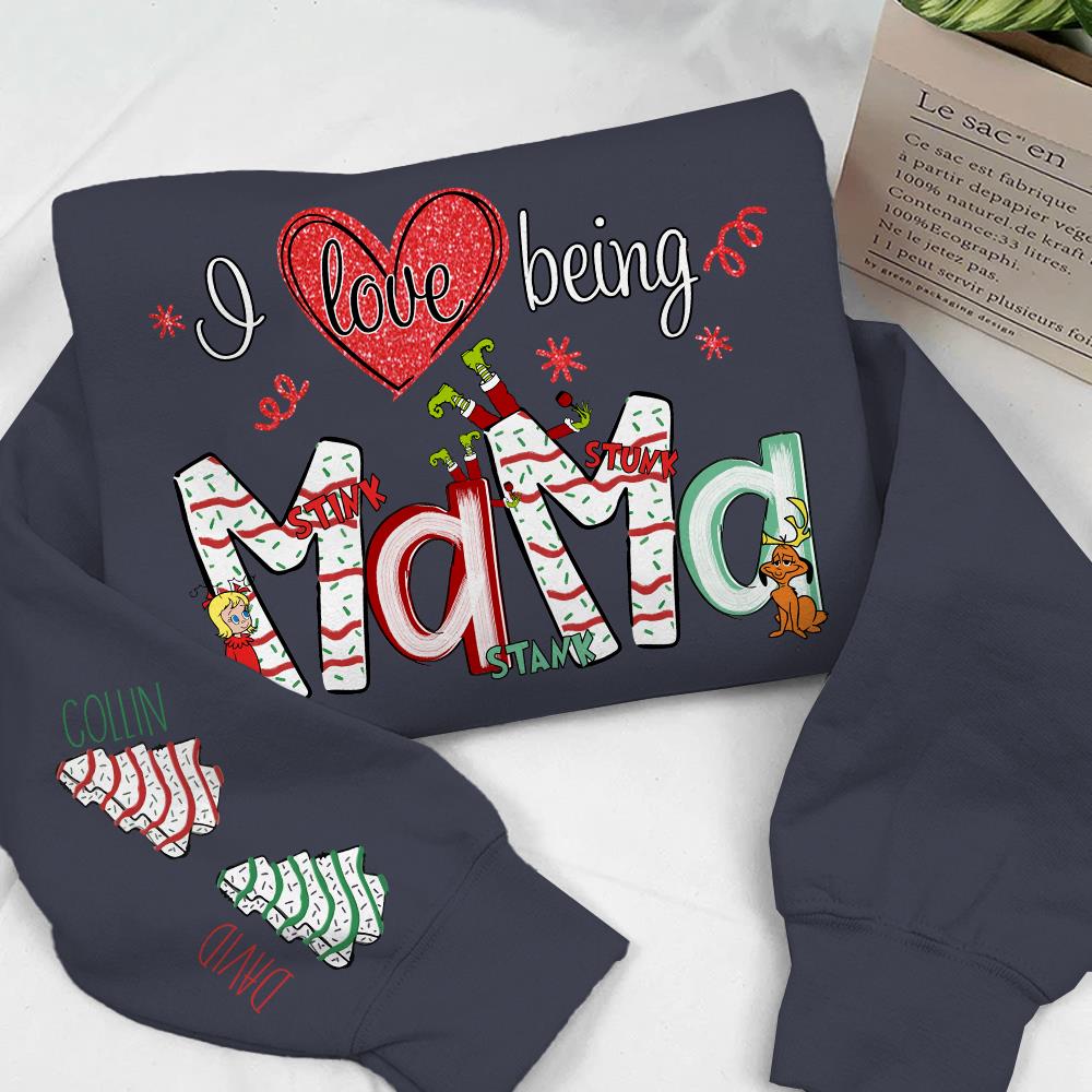 I Love Being Gigi - Custom Sweatshirt For Grandma Nana Mom - Best Family Gifts NA04 Nh00