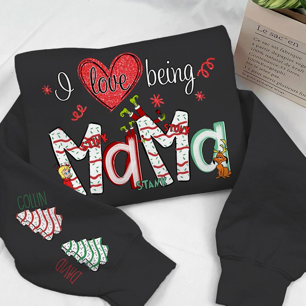 I Love Being Gigi - Custom Sweatshirt For Grandma Nana Mom - Best Family Gifts NA04 Nh00