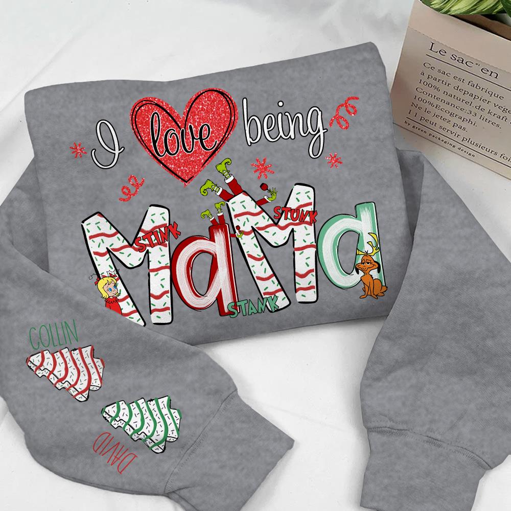 I Love Being Gigi - Custom Sweatshirt For Grandma Nana Mom - Best Family Gifts NA04 Nh00