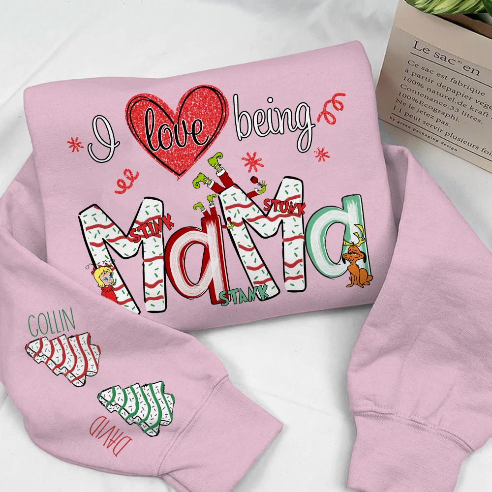 I Love Being Gigi - Custom Sweatshirt For Grandma Nana Mom - Best Family Gifts NA04 Nh00
