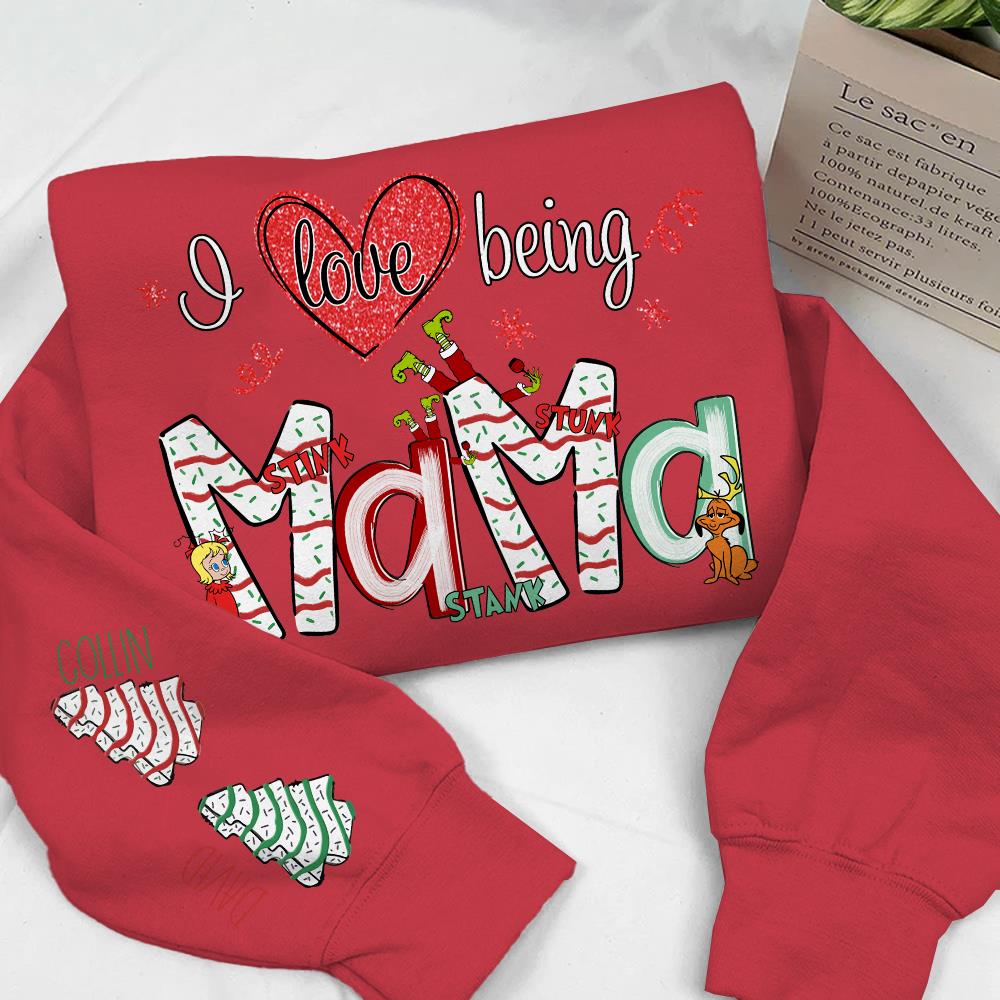 I Love Being Gigi - Custom Sweatshirt For Grandma Nana Mom - Best Family Gifts NA04 Nh00