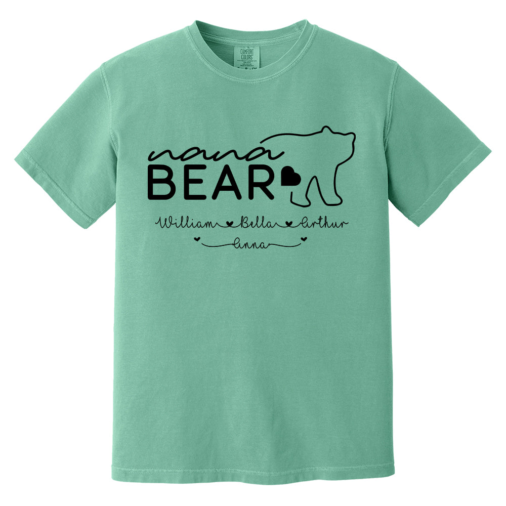 Personalized Grandma Bear Shirts - Custom Grandma With Grandkids Name - Mother's Day Gift