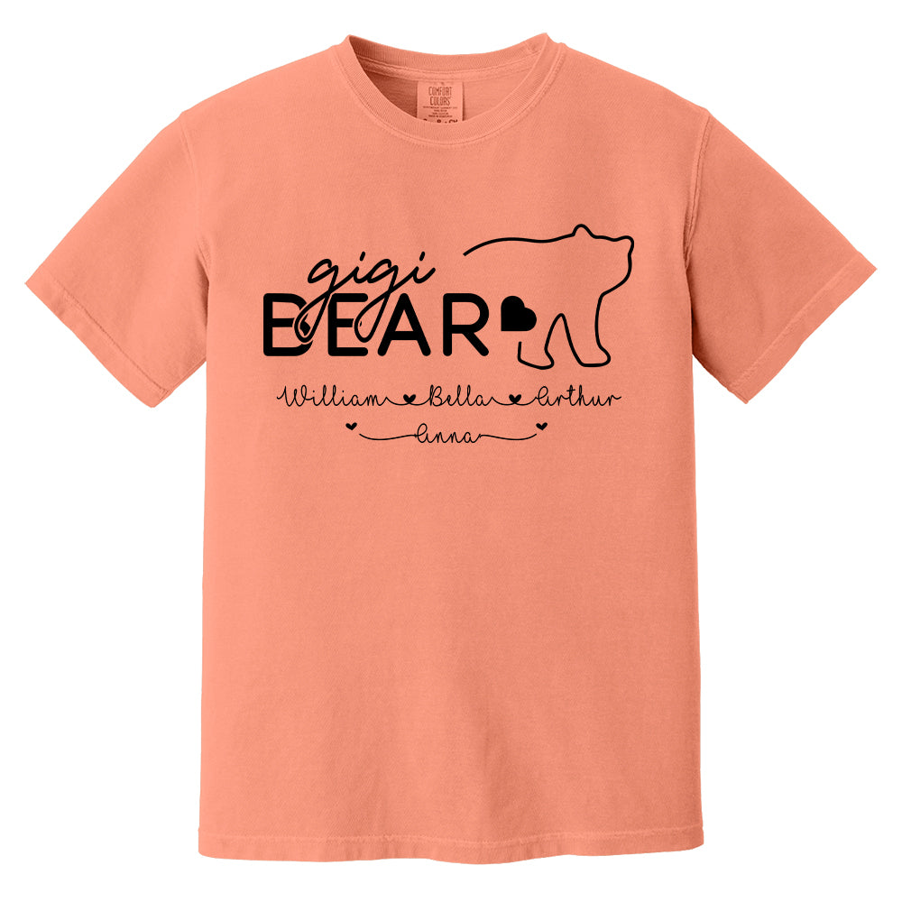 Personalized Grandma Bear Shirts - Custom Grandma With Grandkids Name - Mother's Day Gift