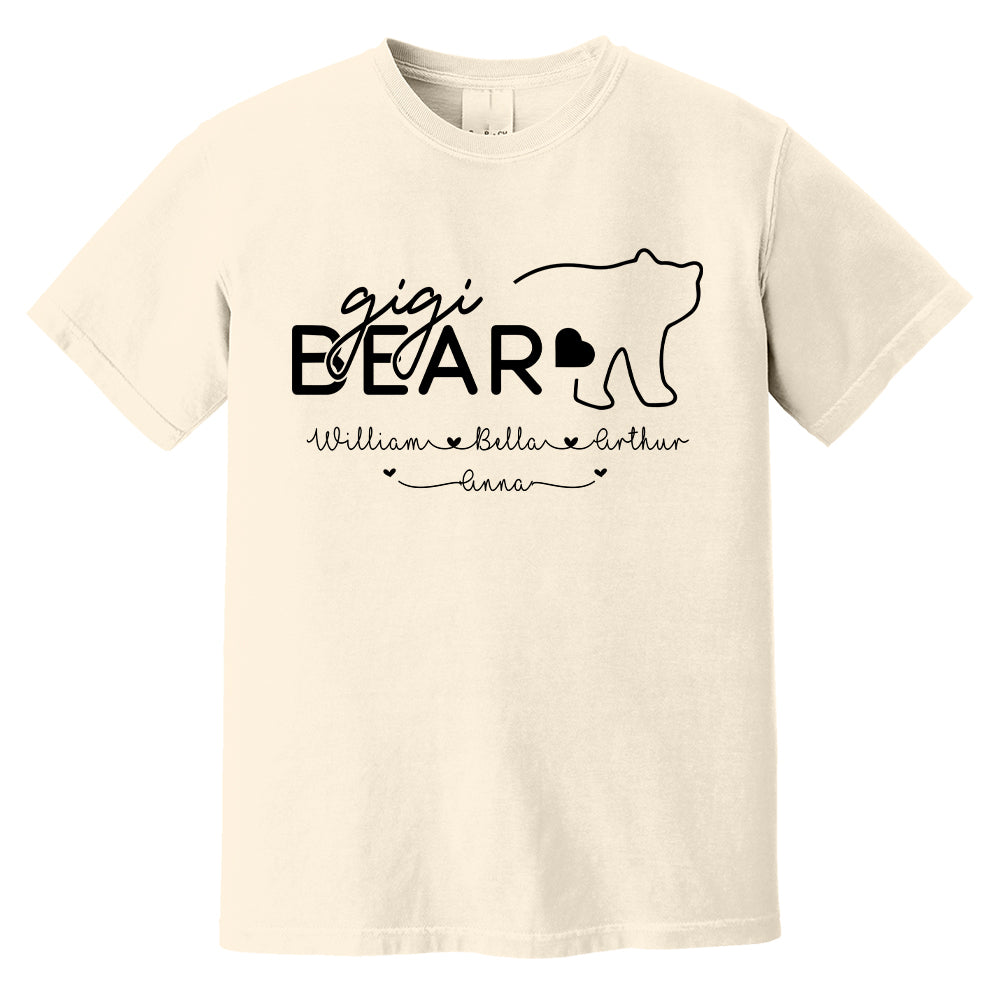 Personalized Grandma Bear Shirts - Custom Grandma With Grandkids Name - Mother's Day Gift