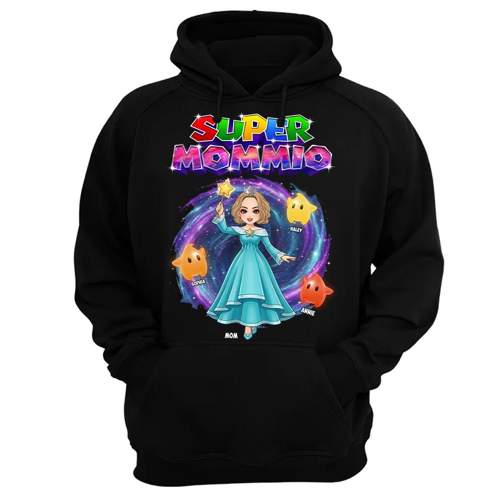 Super Mommio Galaxy Customized Shirt, Gift For Mommy Mama,Mother's Day Shirt Na02 Hv01