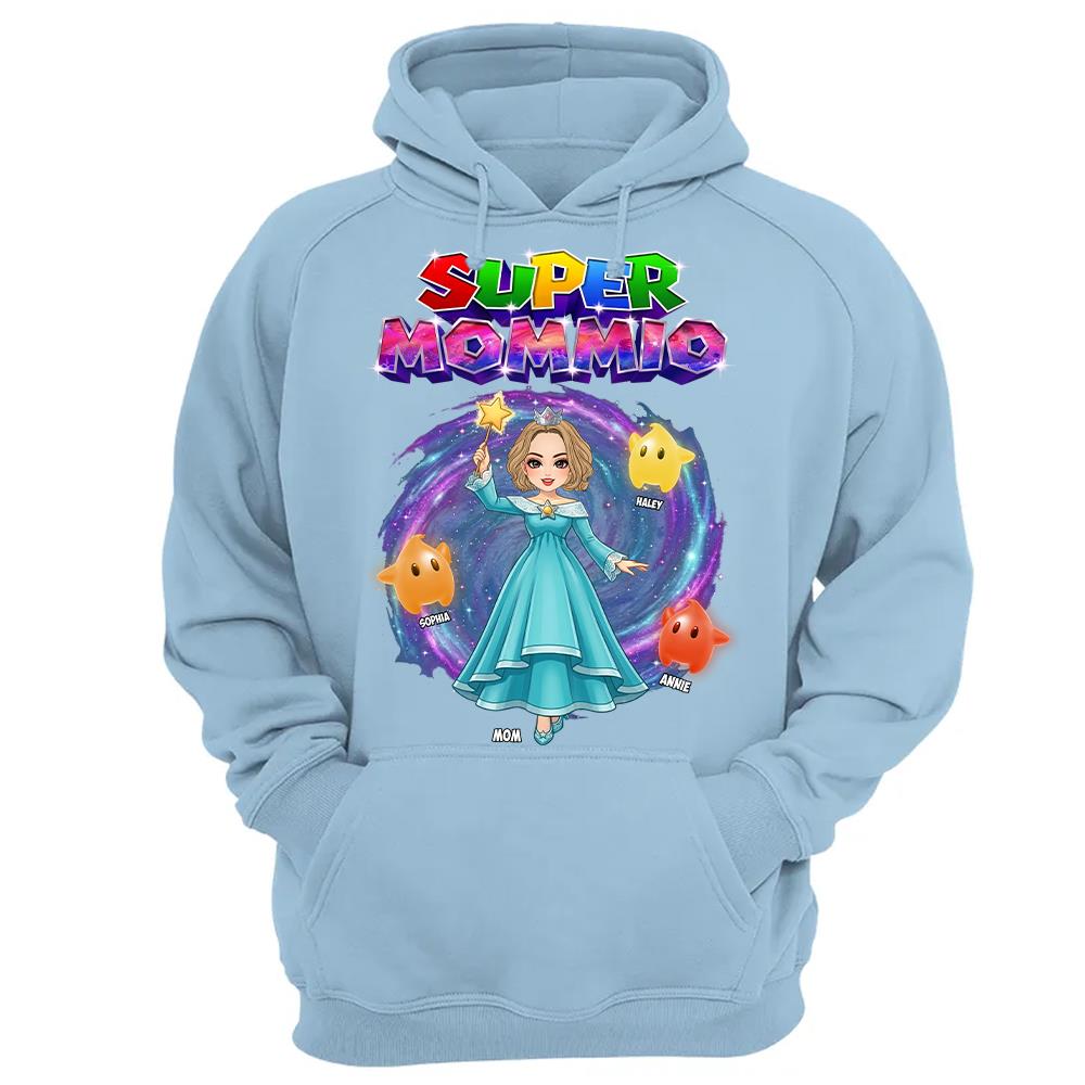 Super Mommio Galaxy Customized Shirt, Gift For Mommy Mama,Mother's Day Shirt Na02 Hv01
