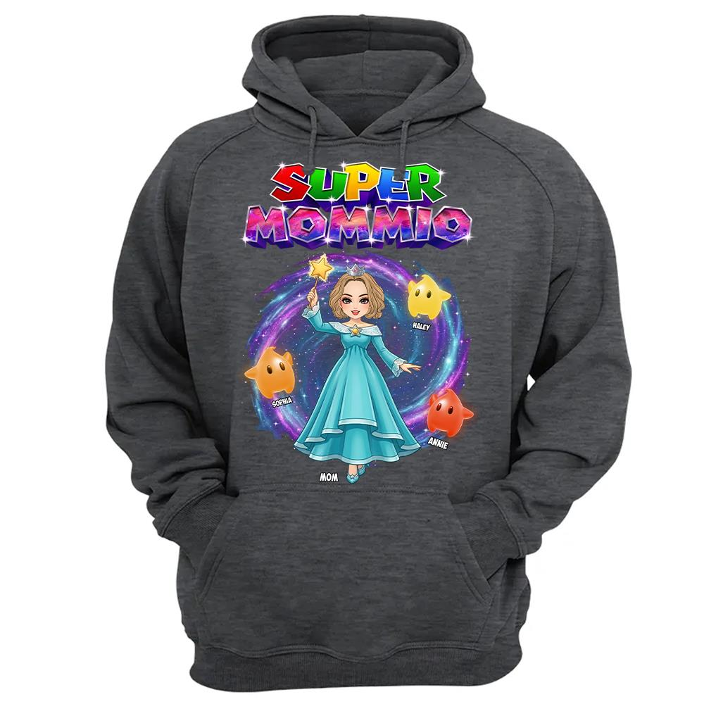 Super Mommio Galaxy Customized Shirt, Gift For Mommy Mama,Mother's Day Shirt Na02 Hv01