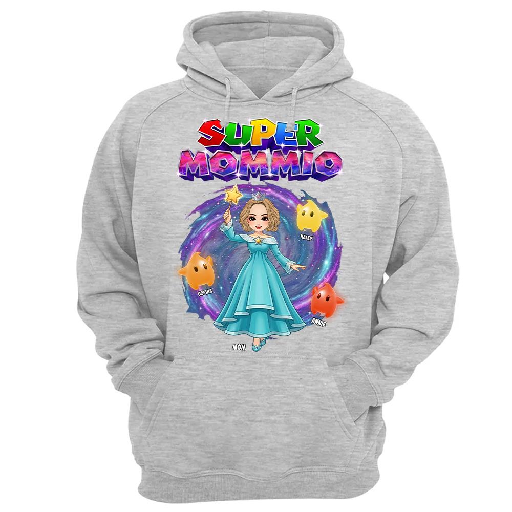 Super Mommio Galaxy Customized Shirt, Gift For Mommy Mama,Mother's Day Shirt Na02 Hv01