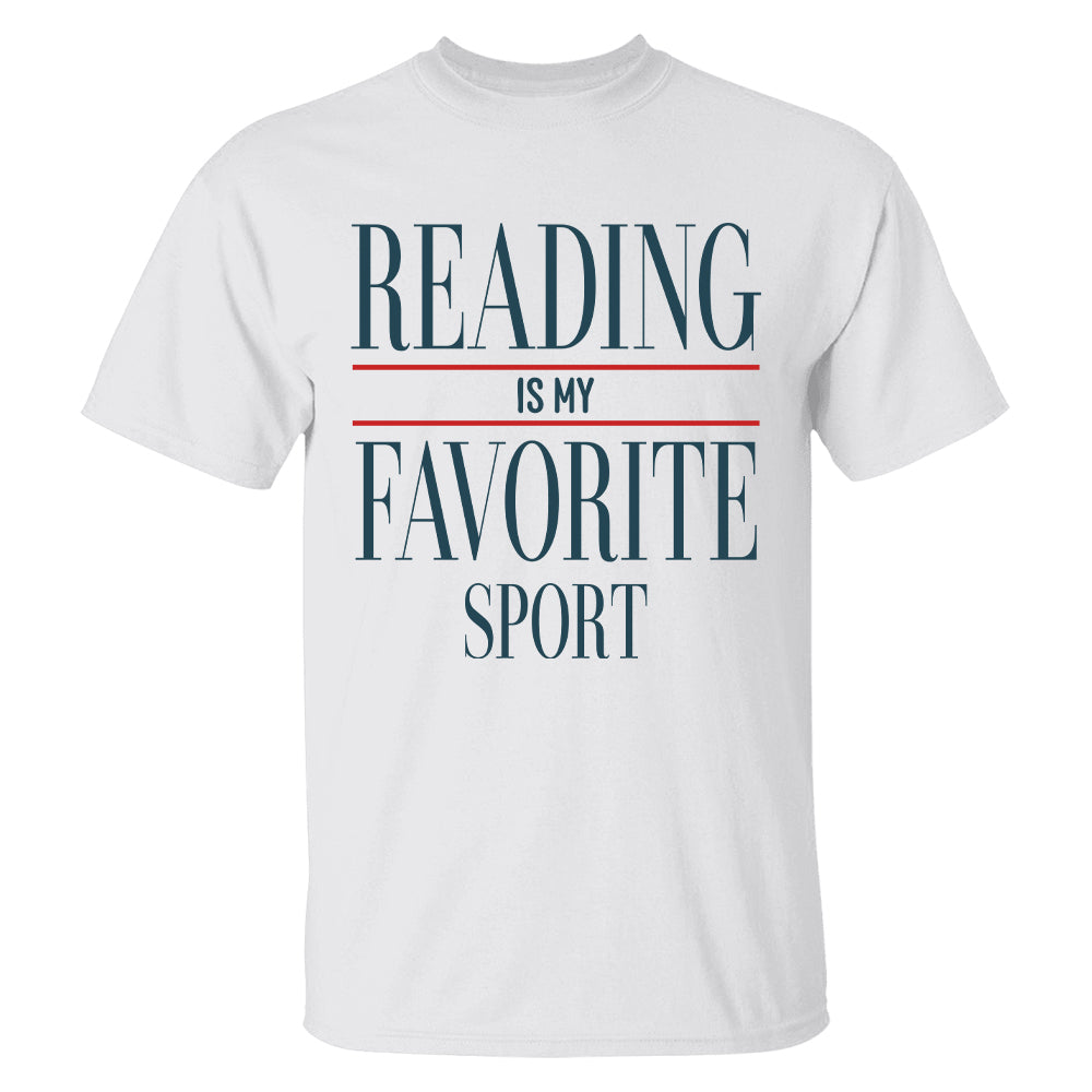 Reading is my favorite sport Sweatshirt, Vintage Reading Sweatshirt, Book lover gift, Bookish shirt, Bookworm, Reader Gift, Book crewneck T24