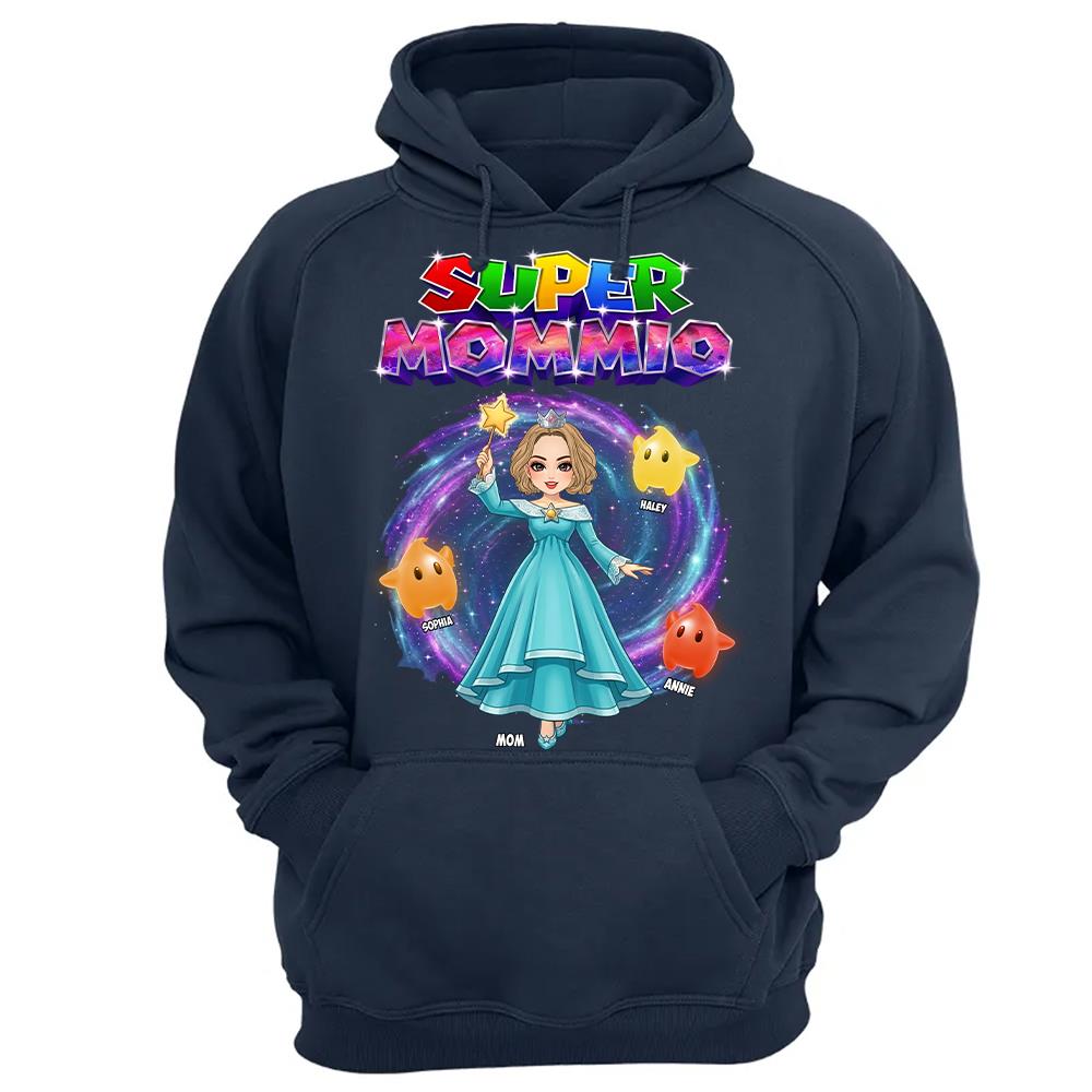 Super Mommio Galaxy Customized Shirt, Gift For Mommy Mama,Mother's Day Shirt Na02 Hv01