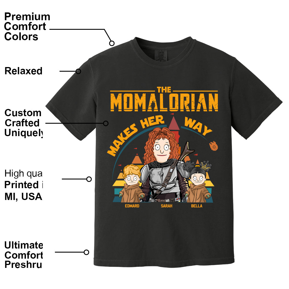 The Mamalorian Makes Her Way - Personalized Shirt For Mom New Tu24