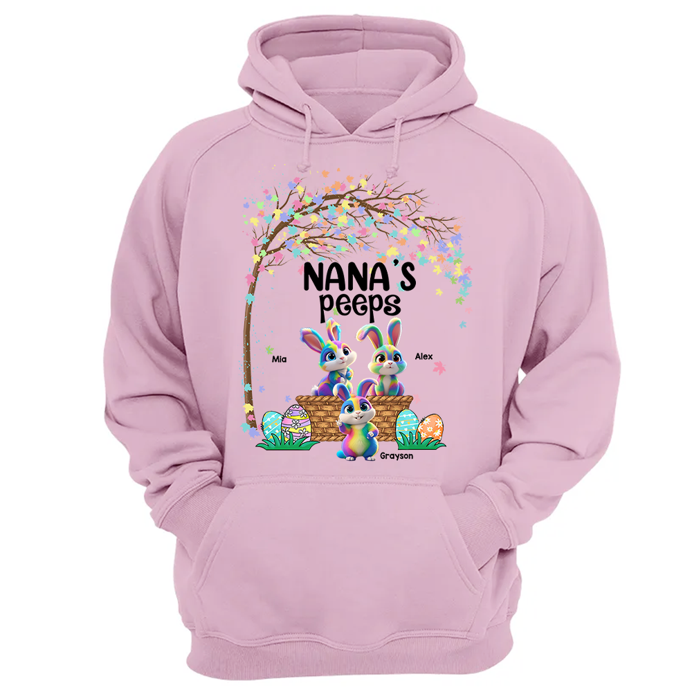 Personalized Grandma's Peeps Easter Day Shirt vr2