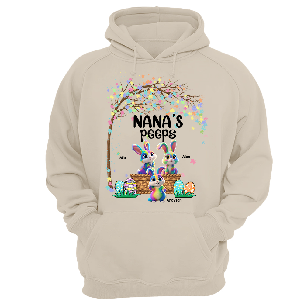 Personalized Grandma's Peeps Easter Day Shirt vr2