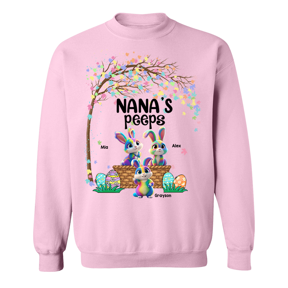 Personalized Grandma's Peeps Easter Day Shirt vr2