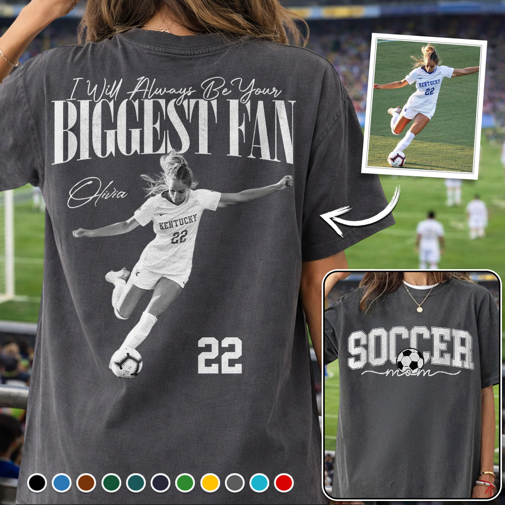 I'll Always Be Your Biggest Fan - Washed Tee Retro Bootleg Shirt For Soccer Players Vr2 NA02 Hv01
