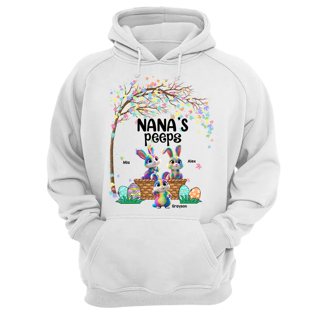 Personalized Grandma's Peeps Easter Day Shirt vr2