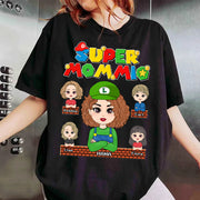Super Mommio - Personalized Funny Shirt For Mom Grandma Aunt Custom Nickname and Kids Pt99