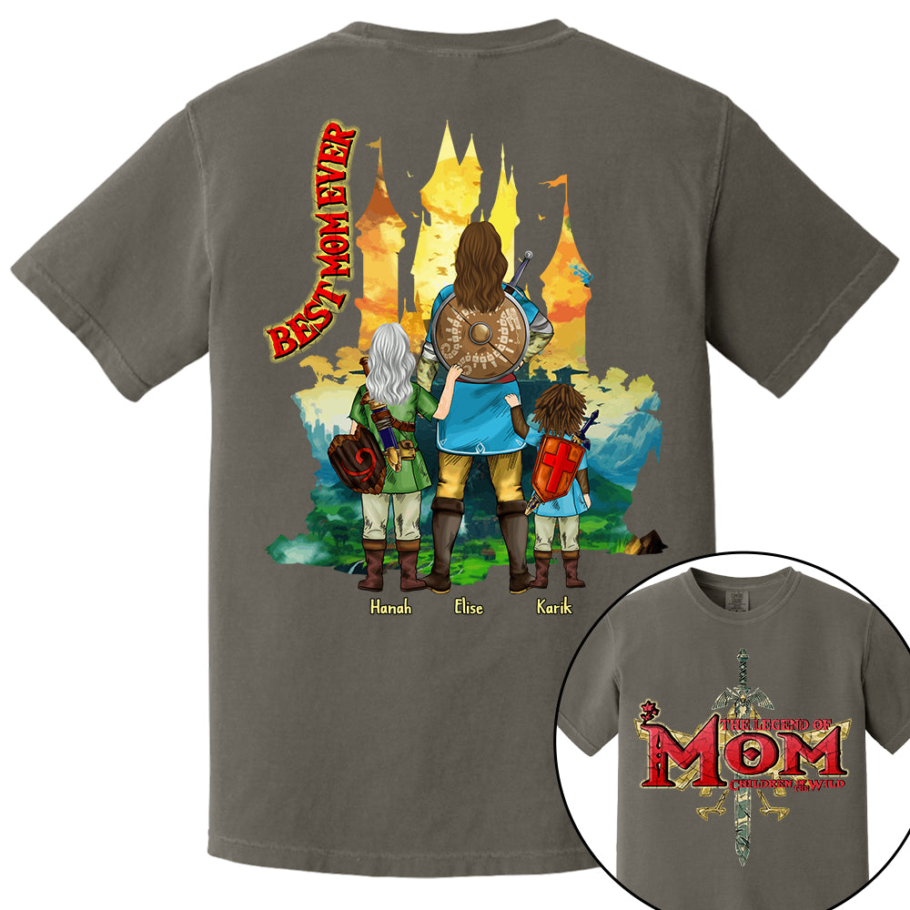 Custom The Legend of Mom Echoes of Wisdom Shirt - Best Mom Ever - Mother's Day 2025 Personalized Shirt Nh00